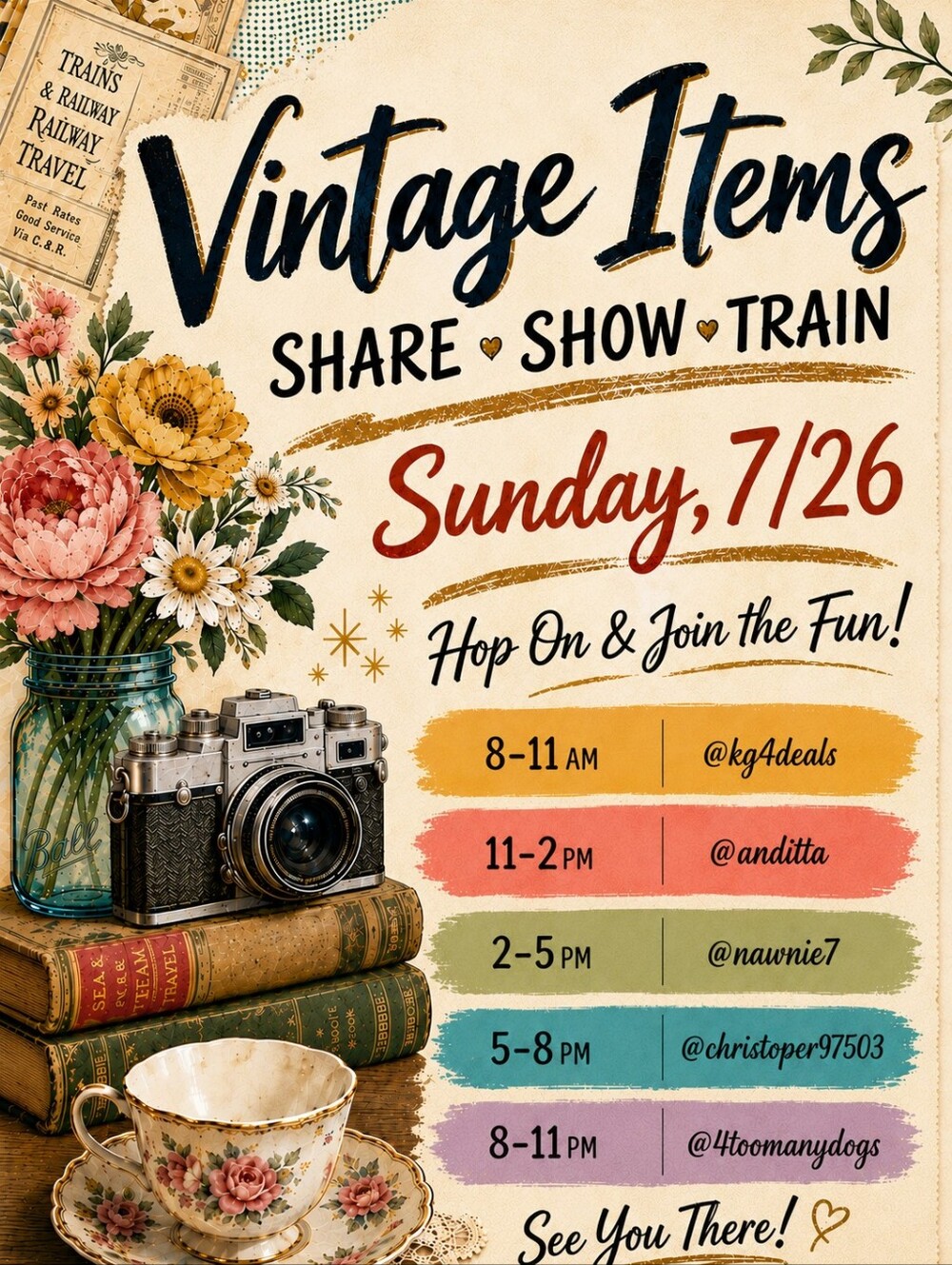 Vintage Share Show Flyer - Picture 1 of 1